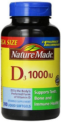 Nature Made 天维美 Vitamin D3 维生素D3 1000IU 300粒