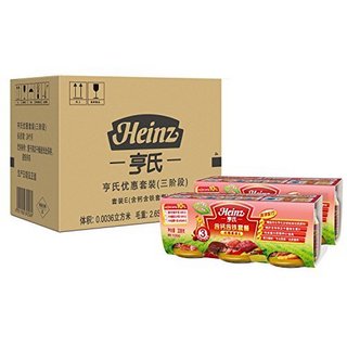 Heinz 亨氏 含钙含铁套餐 113g*12瓶