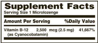 NATURE‘S BOUNTY 自然之宝 Sublingual  维生素B-12 2500mg 50粒 3瓶