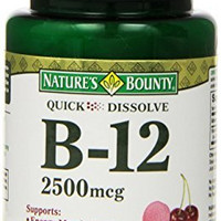 NATURE‘S BOUNTY 自然之宝 Sublingual  维生素B-12 2500mg 50粒 3瓶