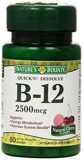 NATURE‘S BOUNTY 自然之宝 Sublingual Vitamin B-12 维生素B-12