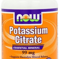 NOW 诺奥 Foods Potassium Citrate 柠檬酸钾 99mg 180粒