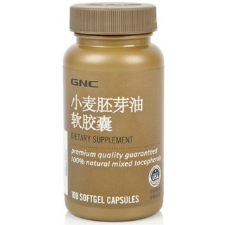 GNC 健安喜 小麦胚牙油软胶囊 100粒