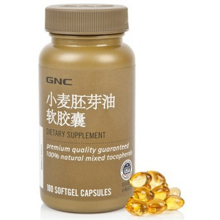 GNC 健安喜 小麦胚牙油软胶囊 100粒