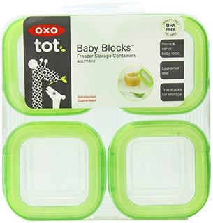  OXO Tot Baby Blocks Freezer Storage Containers 婴儿辅食分装盒