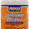 NOW 诺奥 Foods Sunflower Lecithin 向日葵卵磷脂软胶囊 1200mg 100粒