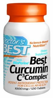 Doctor‘s Best Curcumin C3 Complex with Bioperine 姜黄素胶囊 1000mg 120粒