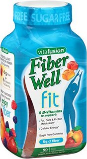 vitafusion Fiber Well Weight Management 纤体软糖 90粒装