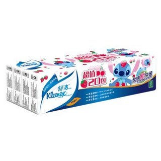 Kleenex 舒洁 史迪奇 手帕纸 3层 20包