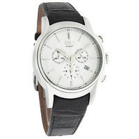 ESQ BY MOVADO QUEST 07301400 男款时装腕表 42mm 银色 黑色 皮革