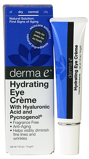 derma e Pycnogenol and Hyaluronic 碧萝芷 玻尿酸 保湿眼霜 14g