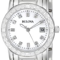 BULOVA 宝路华 Diamond 96R105 女款镶钻时装腕表