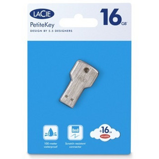 LaCie 莱斯 PetiteKey 16GB 金属钥匙U盘