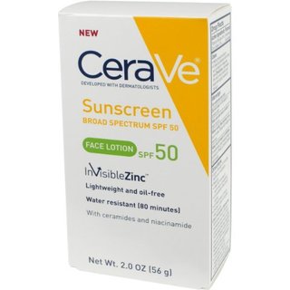 适乐肤CeraVe SPF 50 保湿防晒乳 56g