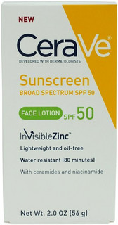 适乐肤CeraVe SPF 50 保湿防晒乳 56g