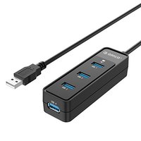 ORICO 奥睿科 W5PH4-U3-BK 4口 USB3.0 HUB集线器