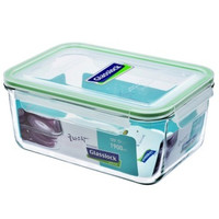 Glasslock 三光云彩 MCRB-190/RP517 长方形 玻璃保鲜盒 1900ml
