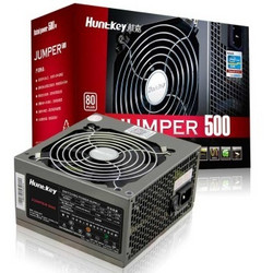 11日0点 Huntkey 航嘉 JUMPER 500 非模组电源（500W、80PLUS白牌）