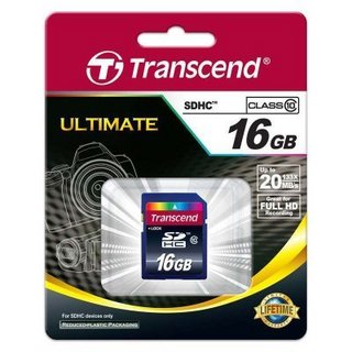 Transcend 创见 SDHC存储卡（16GB、Class10）