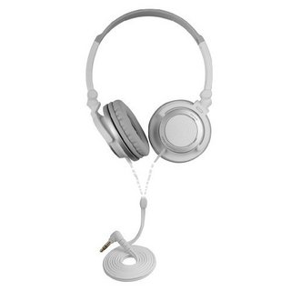 audio-technica 铁三角 SJ55 耳罩式头戴式有线耳机 白色 3.5mm