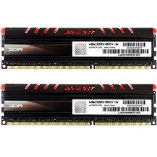 AVEXIR 宇帷 CORE系列 火焰红 DDR3 1600 8GB 台式机内存