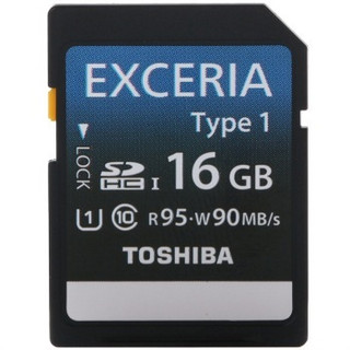 TOSHIBA 东芝 EXCERIA Type 1型 SDHC存储卡（16GB、UHS-I）
