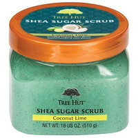 中亚Prime会员：REE HUT Shea Sugar Scrub 身体磨砂膏 青柠椰子味 （510g*3罐） *2件