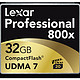Lexar 雷克沙 Professional 800x 32GB CF存储卡