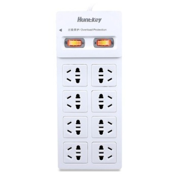 移动端:Huntkey 航嘉 SSH801 电源插座(8位/3米/防过载)*2件 + 大白503 电源插座(5位/1.8米 )*2件
