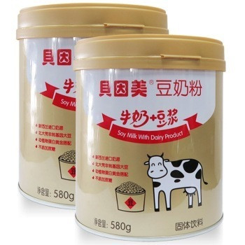 限1件：BEINGMATE 贝因美 豆奶粉  580g*2罐