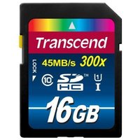 Transcend 创见 300x SDHC存储卡（16GB、UHS-I）