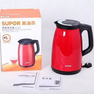 SUPOR 苏泊尔 SWF15V1-150 双层保温电水壶 1.5L