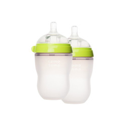 comotomo 硅胶防胀气奶瓶 250ml*2个
