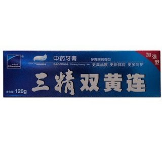 Sanchine 三精 双黄连中药 牙膏加强型（冬青香型）120g