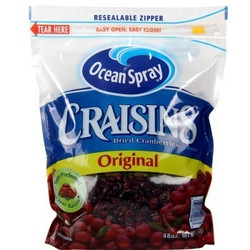 限地区：Ocean Spray 优鲜沛 蔓越莓干 1360g*2袋+凑单品