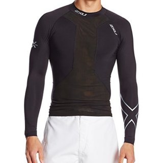 2XU Swimmers Compression Long Sleeve Top 男式恢复款压缩泳衣