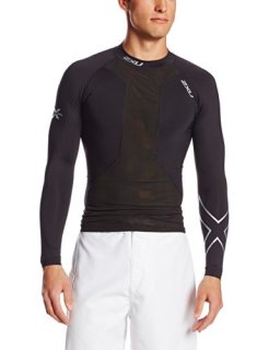 2XU Swimmers Compression Long Sleeve Top 男式恢复款压缩泳衣
