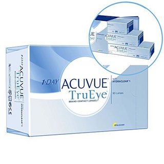 Johnson & Johnson 强生 1 day Acuvue true eye 硅水凝胶 日抛隐形眼镜 90片装