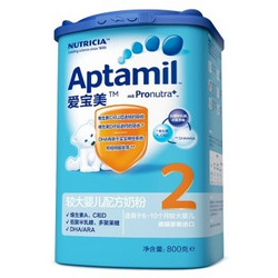 Aptamil 爱他美 婴儿奶粉 2段 800g*2桶