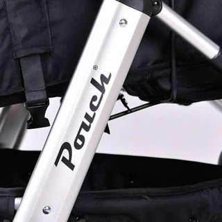 Pouch 帛琦 P680 尊享版 可平躺双向避震婴儿推车 红色