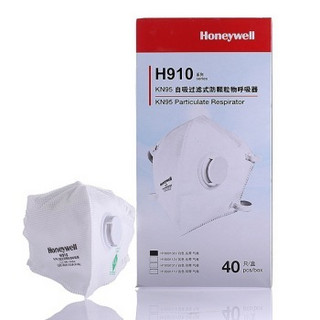 Honeywell 霍尼韦尔 H910V KN95 口罩 雾霾口罩 带呼气阀口罩 40只装