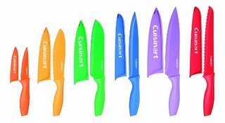 Cuisinart 美膳雅 12件套彩色不锈钢刀具