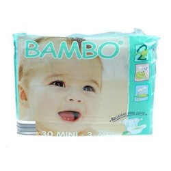 BAMBO 班博 有机纸尿裤 2号 S30片