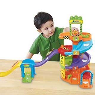 VTech 伟易达 80-152700 Smart Wheels Spinning Spiral Tower Playset 旋转高塔小车套装