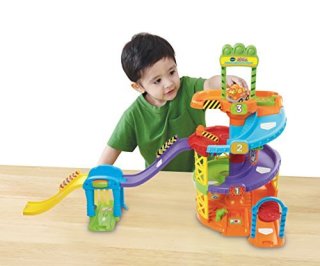 VTech 伟易达 80-152700 Smart Wheels Spinning Spiral Tower Playset 旋转高塔小车套装