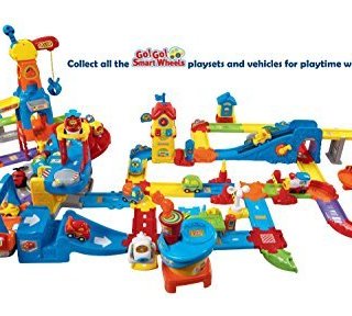 VTech 伟易达 80-152700 Smart Wheels Spinning Spiral Tower Playset 旋转高塔小车套装