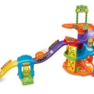 VTech 伟易达 80-152700 Smart Wheels Spinning Spiral Tower Playset 旋转高塔小车套装