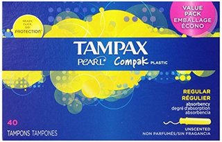 TAMPAX 丹碧丝 Pearl Plastic 珍珠塑管 卫生棉条