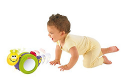 Fisher-Price 费雪 Go Baby Go! 1-2-3 Crawl Along Snail  蜗牛爬行玩具