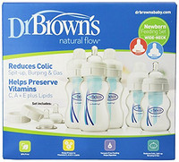 Dr Brown's 布朗博士 Natural Flow 宽口径奶瓶套装